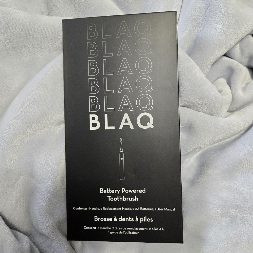 BLAQ Black Battery Powered Toothbrush